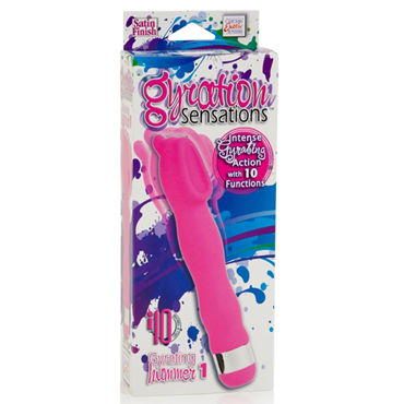 California Exotic Gyration Sensations Gyrating Hummer, розовый - Вибратор с ложечкой и выступом для стимуляции клитора и точки G - купить в секс шопе California Exotic Gyration Sensations Gyrating Hummer, розовый - Вибратор с ложечкой и выступом для стимуляции клитора и точки G - купить в секс шопе
