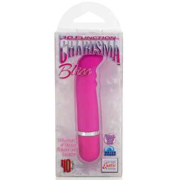 California Exotic Charisma Bliss, розовый - Минивибратор для стимуляции точки G - купить в секс шопе California Exotic Charisma Bliss, розовый - Минивибратор для стимуляции точки G - купить в секс шопе