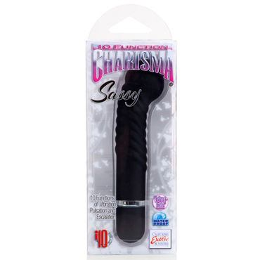 California Exotic Charisma Sassy, черный - Минивибратор для стимуляции точки G - купить в секс шопе California Exotic Charisma Sassy, черный - Минивибратор для стимуляции точки G - купить в секс шопе