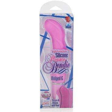 California Exotic Pleasure Bendie Ridged G, розовый, Вибратор с фиксирующимся под разными углами стволом и другие товары California Exotic с фото California Exotic Pleasure Bendie Ridged G, розовый, Вибратор с фиксирующимся под разными углами стволом и другие товары California Exotic с фото