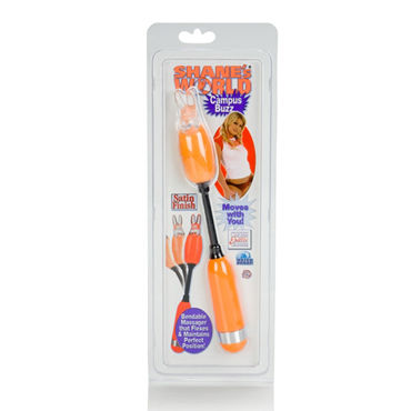 California Exotic Shanes World Campus Buzz Massagers, оранжевый - Виброяйцо со съемной насадкой - купить в секс шопе California Exotic Shanes World Campus Buzz Massagers, оранжевый - Виброяйцо со съемной насадкой - купить в секс шопе