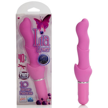 California Exotic Lia Lover Vibes, розовый, Рельефный вибратор California Exotic Lia Lover Vibes, розовый, Рельефный вибратор