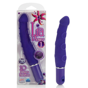 California Exotic Lia Pleaser 1, фиолетовый, Вибратор классической формы, с рельефными кругами California Exotic Lia Pleaser 1, фиолетовый, Вибратор классической формы, с рельефными кругами
