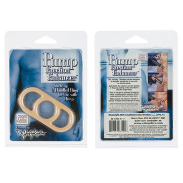 California Exotic Dr Joel Kaplan Pump Erection Enhancers, телесное - Эрекционное кольцо для использования с вакуумной помпой - купить в секс шопе California Exotic Dr Joel Kaplan Pump Erection Enhancers, телесное - Эрекционное кольцо для использования с вакуумной помпой - купить в секс шопе