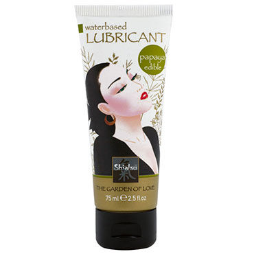 Shiatsu Waterbased Lubricant Papaya, 75 мл, Съедобный лубрикант папайя Shiatsu Waterbased Lubricant Papaya, 75 мл, Съедобный лубрикант папайя