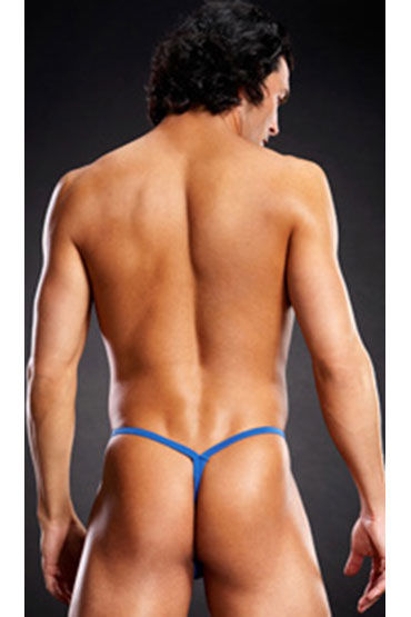 Blue Line pouch V-стринги, голубые - фото, отзывы Blue Line pouch V-стринги, голубые - фото, отзывы