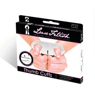 Lux Fetish Cuffs, Фиксаторы для больших пальцев рук Lux Fetish Cuffs, Фиксаторы для больших пальцев рук