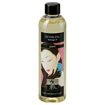 Shiatsu Oil Sensual Jasmin, 250 мл, Массажное масло жасмин Shiatsu Oil Sensual Jasmin, 250 мл, Массажное масло жасмин