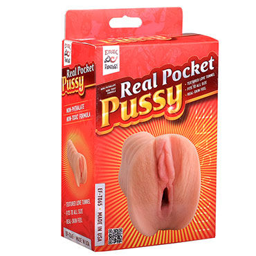 Erotic Fantasy Real Pocket Pussy - Рельефный мастурбатор - купить в секс шопе Erotic Fantasy Real Pocket Pussy - Рельефный мастурбатор - купить в секс шопе