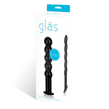 Glas Black Berry Anal Beads цепь - Анальная стеклянная цепь - купить в секс шопе Glas Black Berry Anal Beads цепь - Анальная стеклянная цепь - купить в секс шопе