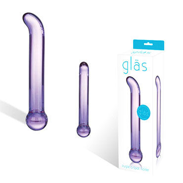 Glas Purple G-Spot Tickler фаллоимитатор, Фиолетовый G-стимулятор Glas Purple G-Spot Tickler фаллоимитатор, Фиолетовый G-стимулятор