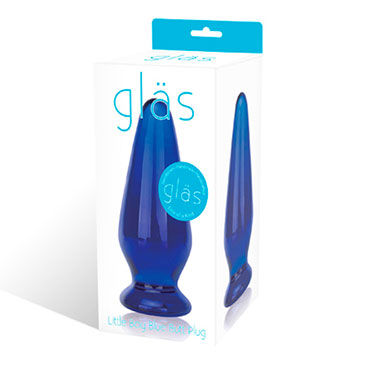 Glas Little Boy Blue пробка - Тяжелая пробка из стекла - купить в секс шопе Glas Little Boy Blue пробка - Тяжелая пробка из стекла - купить в секс шопе