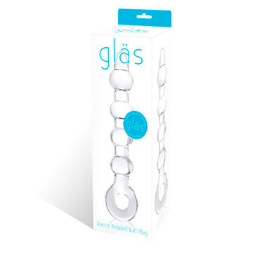 Glas Rascal Beaded фаллоимитатор - Анальный скипетр с кольцом - купить в секс шопе Glas Rascal Beaded фаллоимитатор - Анальный скипетр с кольцом - купить в секс шопе
