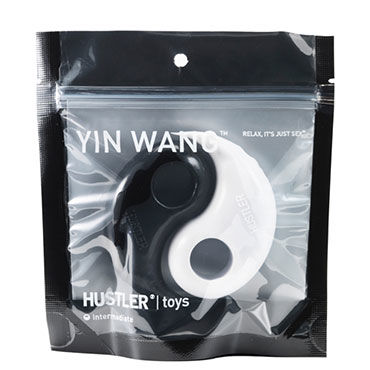 Hustler Yin Wang Combo Rings - Два кольца на пенис в виде Инь-Янь - купить в секс шопе Hustler Yin Wang Combo Rings - Два кольца на пенис в виде Инь-Янь - купить в секс шопе