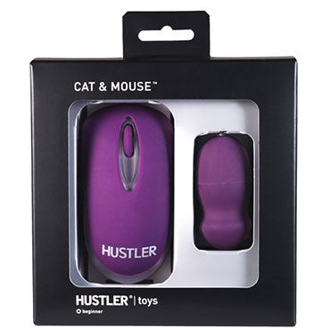 Hustler Cat and Mouse, фиолетовый - Стимулятор с пультом в виде мышки - купить в секс шопе Hustler Cat and Mouse, фиолетовый - Стимулятор с пультом в виде мышки - купить в секс шопе