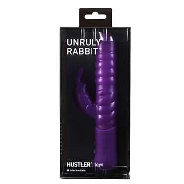 Hustler Unruly Rabbit - Tрехскоростной вибратор - купить в секс шопе Hustler Unruly Rabbit - Tрехскоростной вибратор - купить в секс шопе