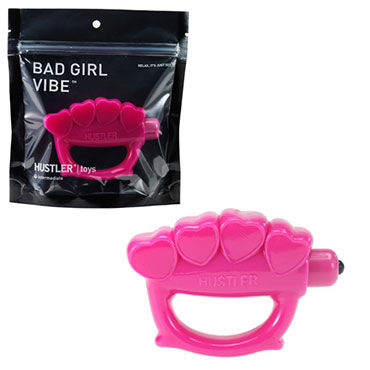 Hustler Bad Girl Vib, розовый, Вибратор-кастет Hustler Bad Girl Vib, розовый, Вибратор-кастет