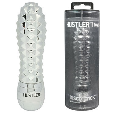 Hustler Disco Stick, серебро, С переливающимися гранями, 9 см Hustler Disco Stick, серебро, С переливающимися гранями, 9 см