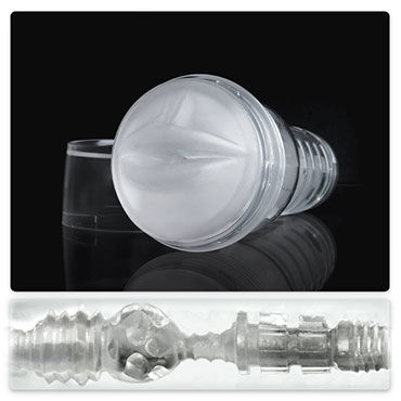 FleshLight Ice Mouth Crystal, Прозрачный ротик-мастурбатор FleshLight Ice Mouth Crystal, Прозрачный ротик-мастурбатор