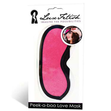 Lux Fetish Peek-a-Boo, розовый, Маска на глаза Lux Fetish Peek-a-Boo, розовый, Маска на глаза
