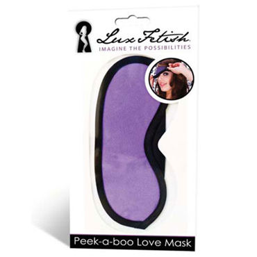 Lux Fetish Peek-a-Boo, фиолетовый, Маска на глаза Lux Fetish Peek-a-Boo, фиолетовый, Маска на глаза