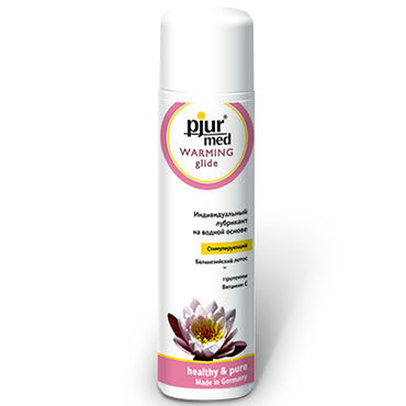 Pjur Med Warming Glide, 30 мл, Лубрикант с экстрактом лотоса Pjur Med Warming Glide, 30 мл, Лубрикант с экстрактом лотоса