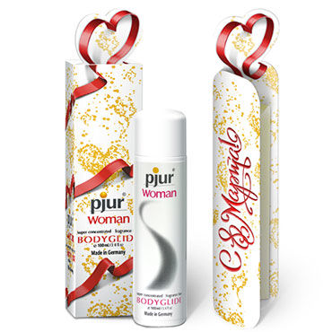 Pjur Woman Body Glide, 100 мл, Силиконовый лубрикант в подарочной упаковке Pjur Woman Body Glide, 100 мл, Силиконовый лубрикант в подарочной упаковке