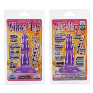 California Exotic Vibro Play, фиолетовый - Анальная пробочка с вибрацией - купить в секс шопе California Exotic Vibro Play, фиолетовый - Анальная пробочка с вибрацией - купить в секс шопе