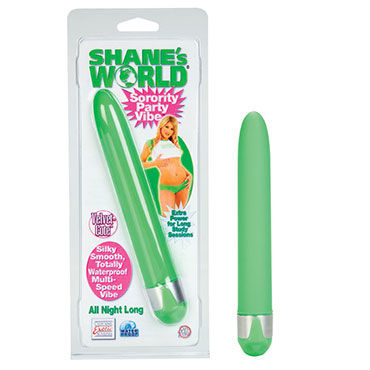 California Exotic Shane`s World, салатовый, Водонепроницаемый вибратор California Exotic Shane`s World, салатовый, Водонепроницаемый вибратор