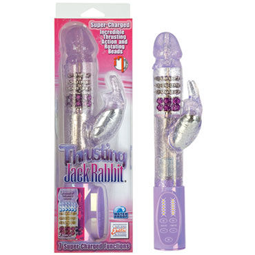 California Exotic Jack Rabbit, фиолетовый с блестками, Вибратор с металлическими шариками California Exotic Jack Rabbit, фиолетовый с блестками, Вибратор с металлическими шариками