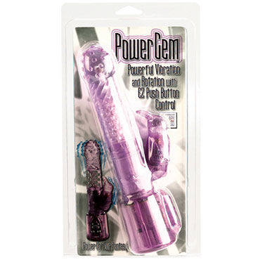 California Exotic Power Gem, фиолетовый - Оригинальный вибратор с ротацией - купить в секс шопе California Exotic Power Gem, фиолетовый - Оригинальный вибратор с ротацией - купить в секс шопе
