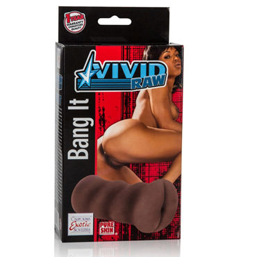 California Exotic Vivid Raw Bang It Ass, коричневый - Компактный мастурбатор, анус - купить в секс шопе California Exotic Vivid Raw Bang It Ass, коричневый - Компактный мастурбатор, анус - купить в секс шопе