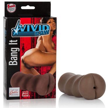 California Exotic Vivid Raw Bang It Ass, коричневый, Компактный мастурбатор, анус California Exotic Vivid Raw Bang It Ass, коричневый, Компактный мастурбатор, анус