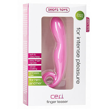 Shots Toys Ceri, розовый - Массажер для анальной и вагинально-клиторальной стимуляции - купить в секс шопе Shots Toys Ceri, розовый - Массажер для анальной и вагинально-клиторальной стимуляции - купить в секс шопе