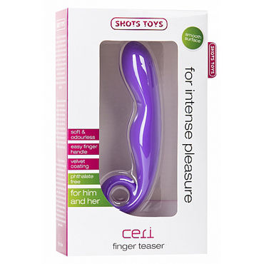 Shots Toys Ceri, фиолетовый - Массажер для анальной и вагинально-клиторальной стимуляции - купить в секс шопе Shots Toys Ceri, фиолетовый - Массажер для анальной и вагинально-клиторальной стимуляции - купить в секс шопе
