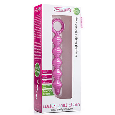 Shots Toys Wrick Anal Chain, розовая - фото, отзывы Shots Toys Wrick Anal Chain, розовая - фото, отзывы