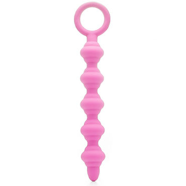 Shots Toys Wrick Anal Chain, розовая, Анальная цепочка Shots Toys Wrick Anal Chain, розовая, Анальная цепочка