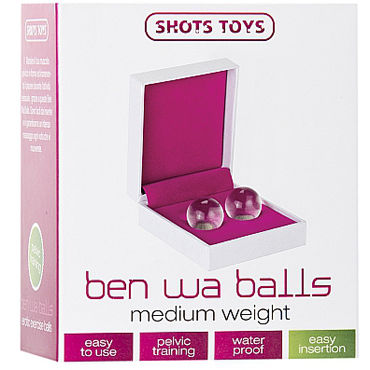Shots Toys Ben Wa Balls Medium Weight - фото, отзывы Shots Toys Ben Wa Balls Medium Weight - фото, отзывы