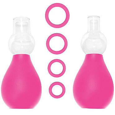 Shots Toys Nipple Erector Set, розовый, Набор для стимуляции груди Shots Toys Nipple Erector Set, розовый, Набор для стимуляции груди