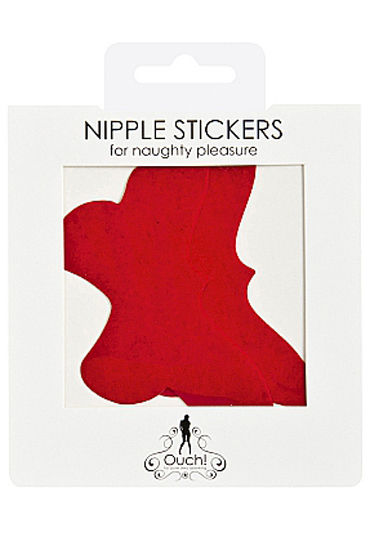 Shots Toys Nipple Sticker Butterfly, красные - фото, отзывы Shots Toys Nipple Sticker Butterfly, красные - фото, отзывы