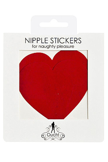 Shots Toys Nipple Sticker Hearts, красные - фото, отзывы Shots Toys Nipple Sticker Hearts, красные - фото, отзывы