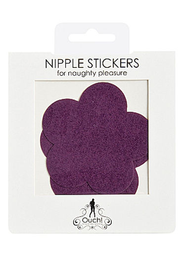 Shots Toys Nipple Sticker Blossom, фиолетовые - фото, отзывы Shots Toys Nipple Sticker Blossom, фиолетовые - фото, отзывы