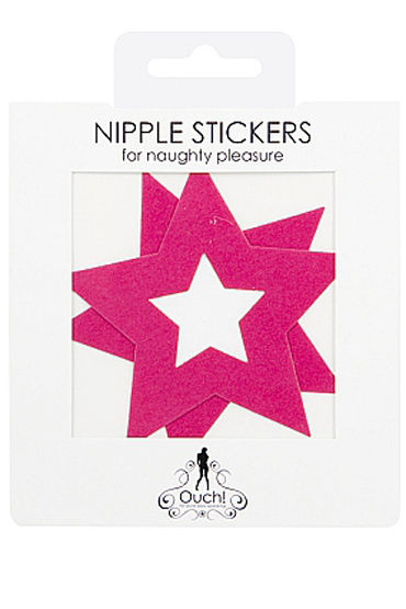 Shots Toys Nipple Sticker Stars, розовые - фото, отзывы Shots Toys Nipple Sticker Stars, розовые - фото, отзывы