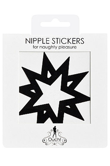 Shots Toys Nipple Sticker Open Stars, черные - фото, отзывы Shots Toys Nipple Sticker Open Stars, черные - фото, отзывы
