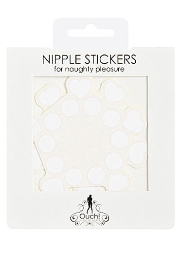 Shots Toys Nipple Sticker Open Circle and Hearts, белые - фото, отзывы Shots Toys Nipple Sticker Open Circle and Hearts, белые - фото, отзывы