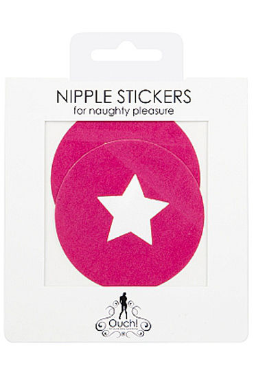 Shots Toys Nipple Sticker Round Open Stars, розовые - фото, отзывы Shots Toys Nipple Sticker Round Open Stars, розовые - фото, отзывы