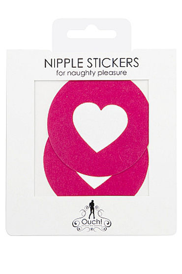 Shots Toys Nipple Sticker Round Open Hearts, розовые - фото, отзывы Shots Toys Nipple Sticker Round Open Hearts, розовые - фото, отзывы