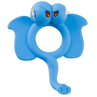 Shots Toys Easy Elephant, Эрекционное виброкольцо в виде слоника Shots Toys Easy Elephant, Эрекционное виброкольцо в виде слоника