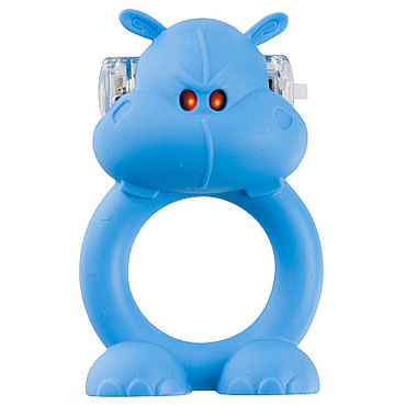 Shots Toys Happy Hippo, Эрекционное виброкольцо в виде бегемот Shots Toys Happy Hippo, Эрекционное виброкольцо в виде бегемот