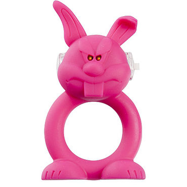 Shots Toys Rude Rabbit, Эрекционное виброкольцо в виде зайца Shots Toys Rude Rabbit, Эрекционное виброкольцо в виде зайца